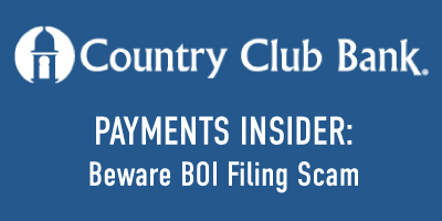 Payments Insider Newsletter- Q1 2025- Beware BOI Filing Scams