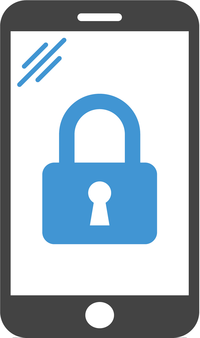 mobile phone withe lock