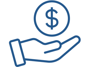 hand with dollar sign