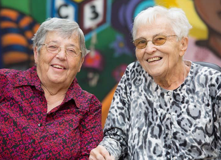 sister berta sailer and sister coria bussanmas