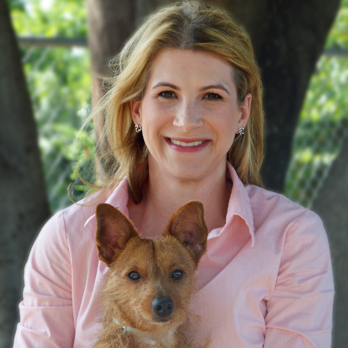 Kathryn Mahoney and dog image
