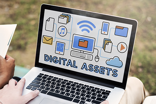 digital assets laptop image